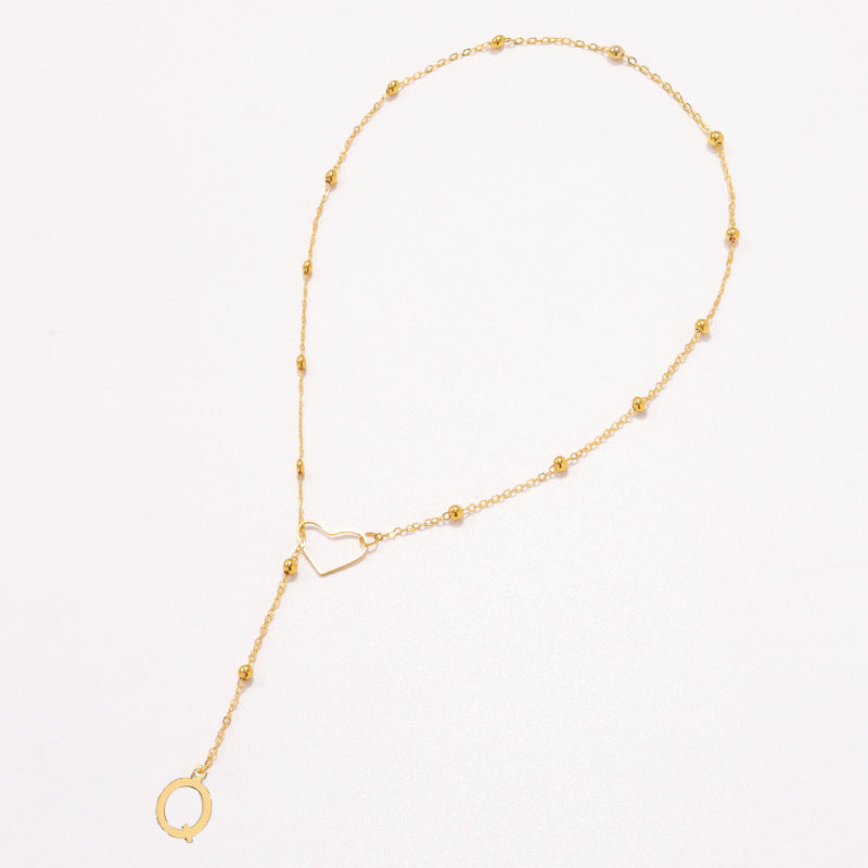 Heart Letter necklace