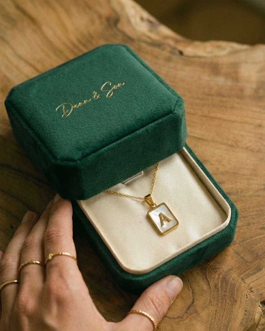 Sea Shell Letter Necklace