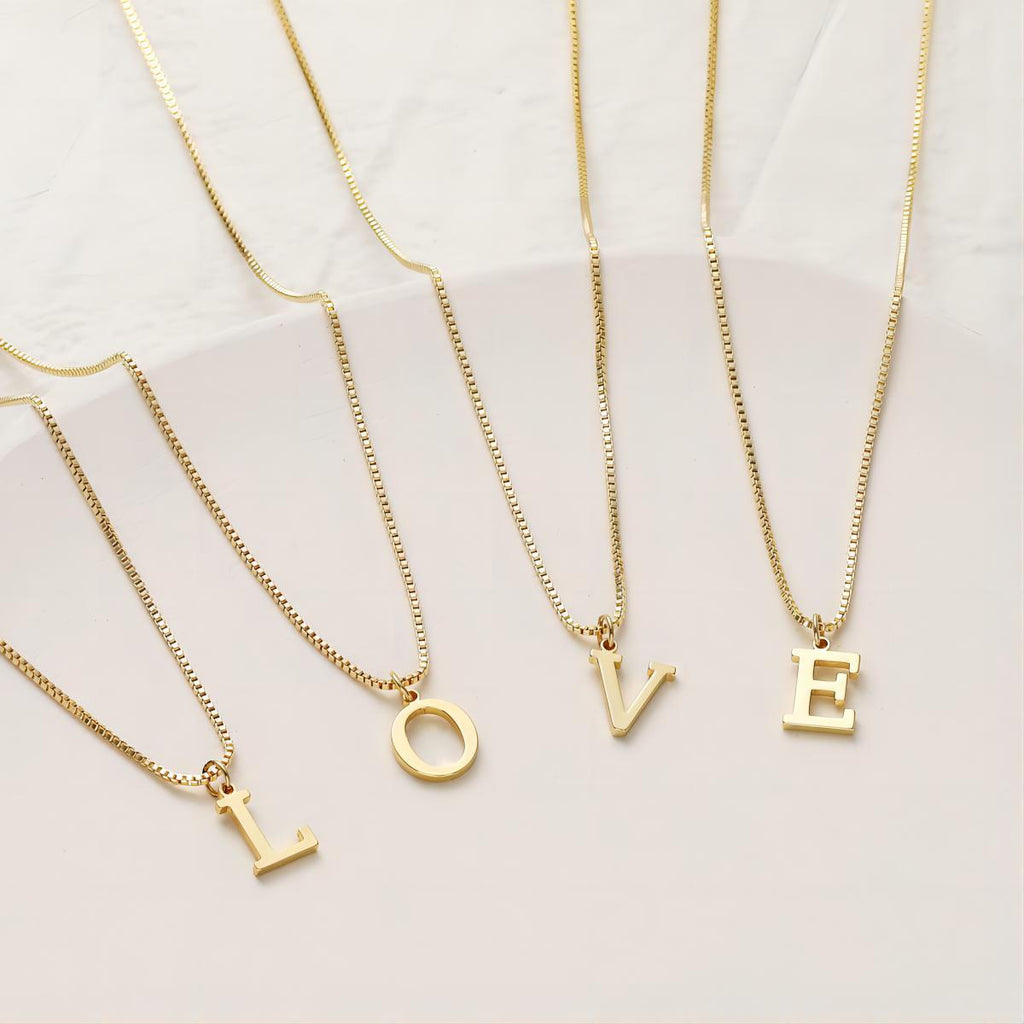 Classic Letter Necklace
