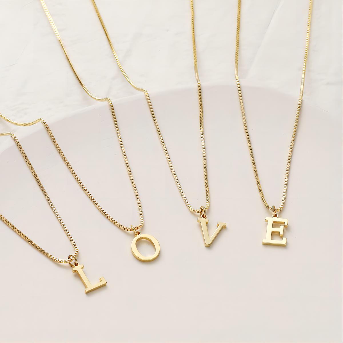 Classic Letter Necklace
