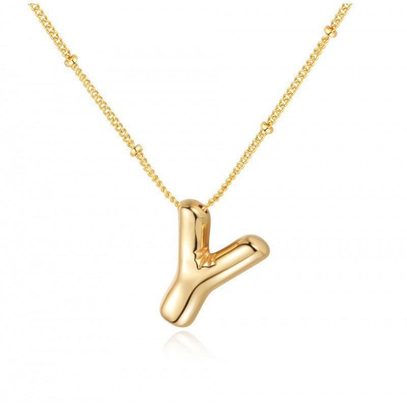 Gold Letter Necklace