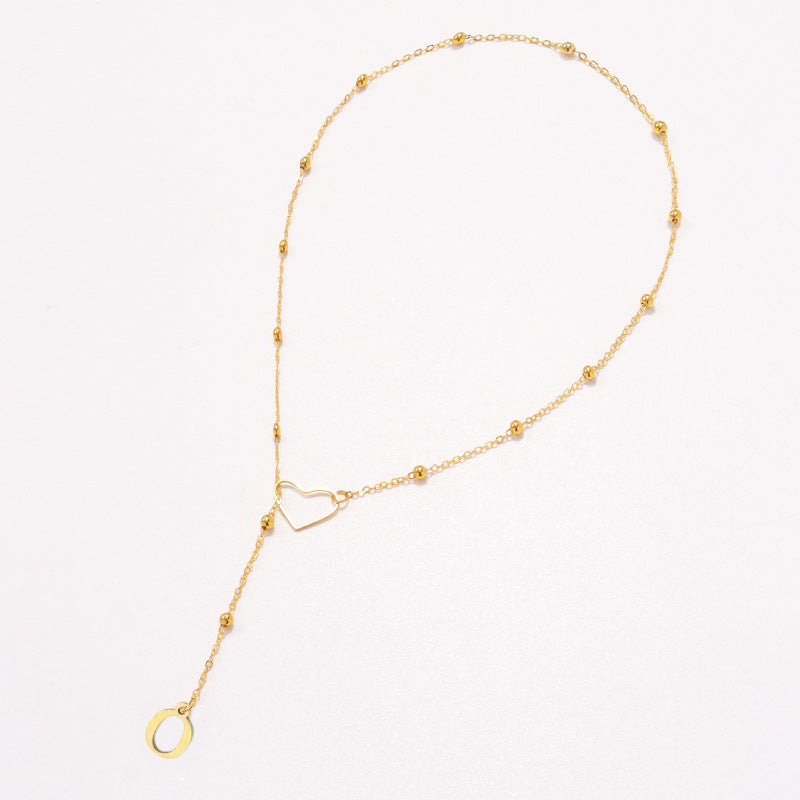 Heart Letter necklace
