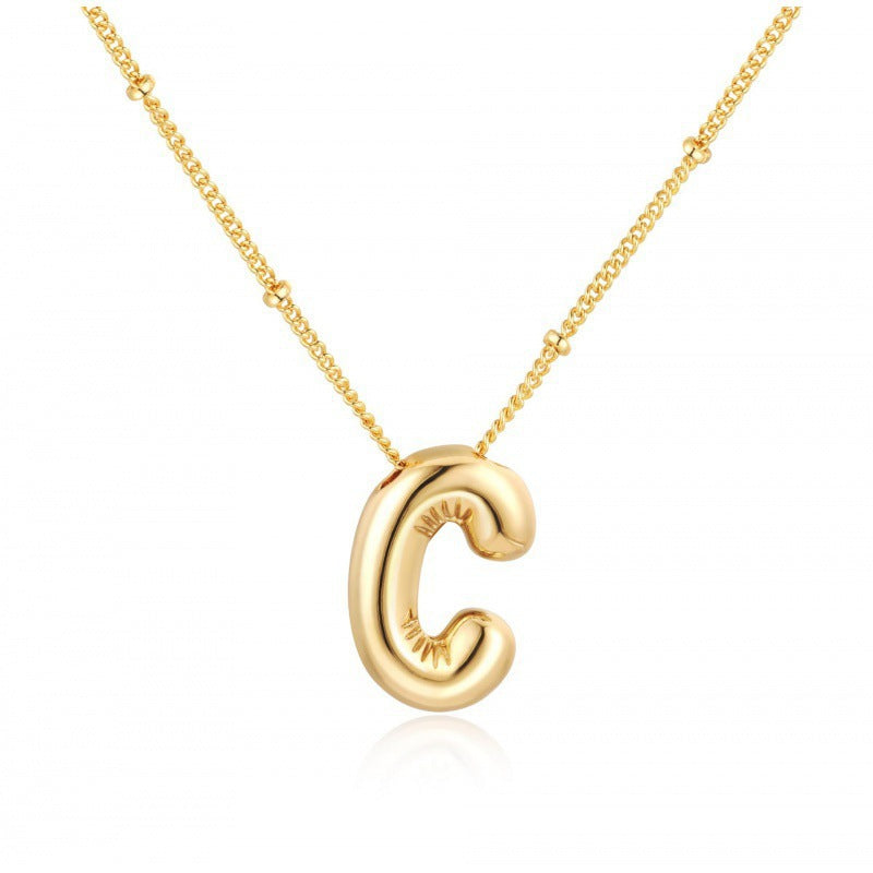 Gold Letter Necklace